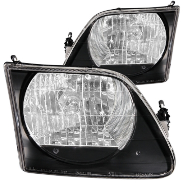 Picture of ANZO 1997.5-2003 Ford F-150 Crystal Headlights Black G2