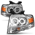 Picture of ANZO 2007-2014 Ford Expedition Projector Headlights Chrome