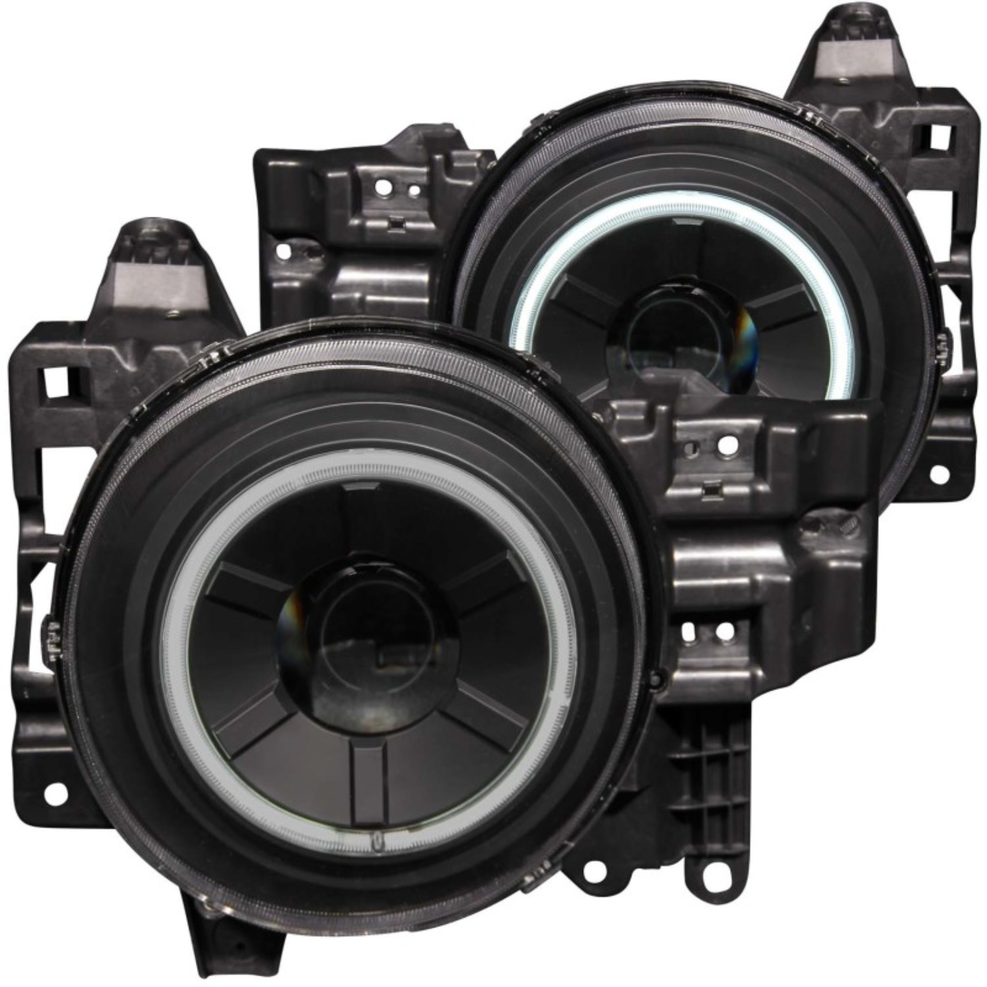 Picture of ANZO 2007-2013 Toyota Fj Cruiser Projector Headlights w/ Halo Black