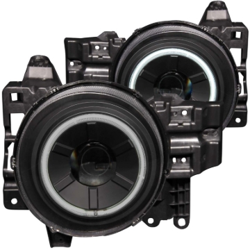 Picture of ANZO 2007-2013 Toyota Fj Cruiser Projector Headlights w/ Halo Black