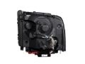 Picture of ANZO 2005-2007 Ford Excursion Projector Headlights w/ Halo Black w/ LED Strip (CCFL) 1pc