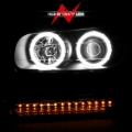 Picture of ANZO 2002-2009 Chevrolet Trailblazer Projector Headlights w/ Halo Black