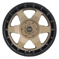 Picture of Weld Off-Road Ridge 20x9 - 8x165.1 BP - ET0 - 125.1mm CB - Satin Bronze Wheel (Black Ring)