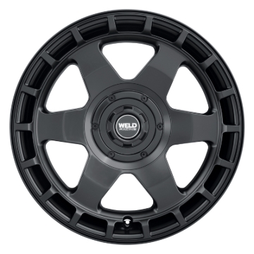 Picture of Weld Off-Road Ridge 20x9 - 8x180 BP - ET0 - 124.3mm CB - Satin Black Wheel