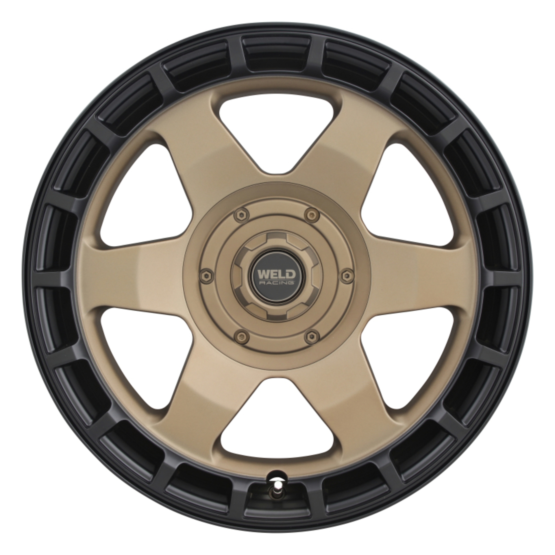 Picture of Weld Off-Road Ridge 20x9 - 8x180 BP - ET0 - 124.3mm CB - Satin Bronze Wheel (Black Ring)