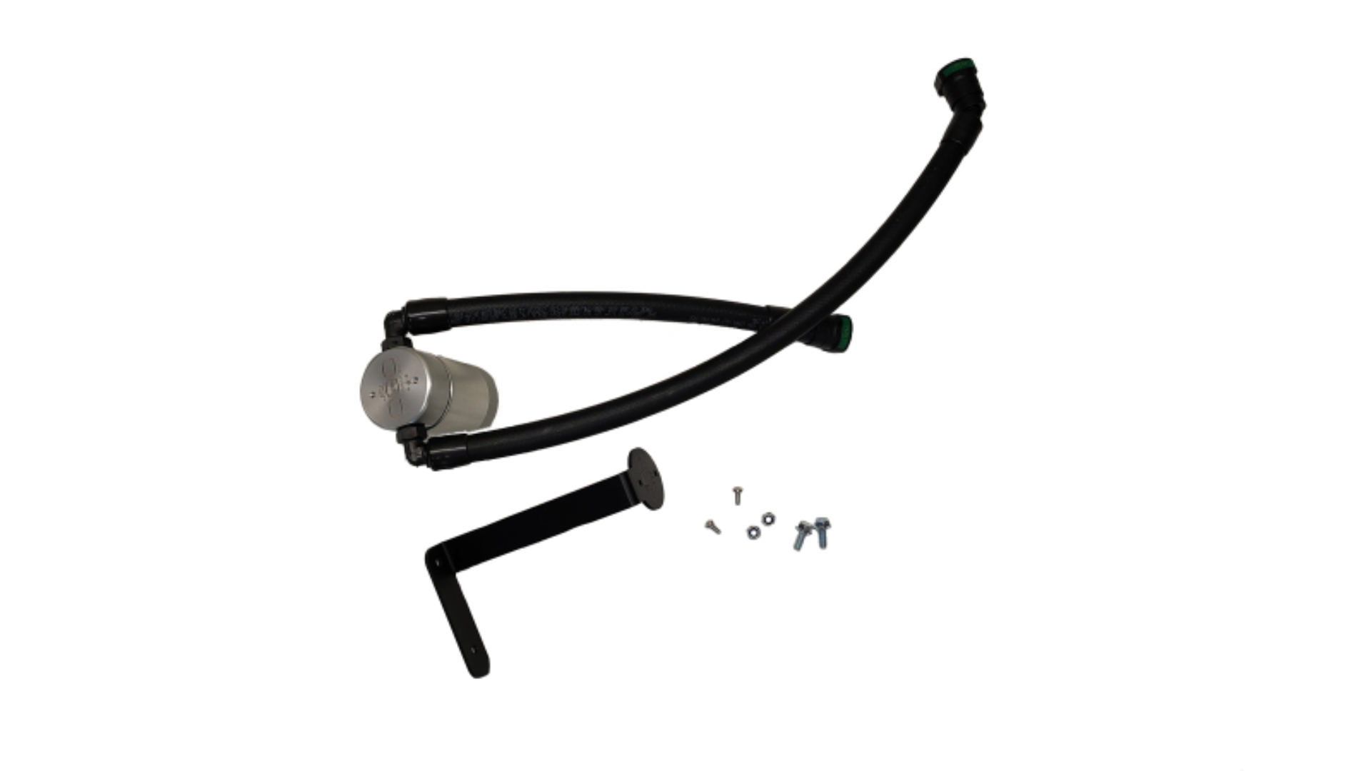 Picture of J&L 21-26 Ford F-150 5.0L Oil Separator 3.0 PCV Side - Clear Anodized