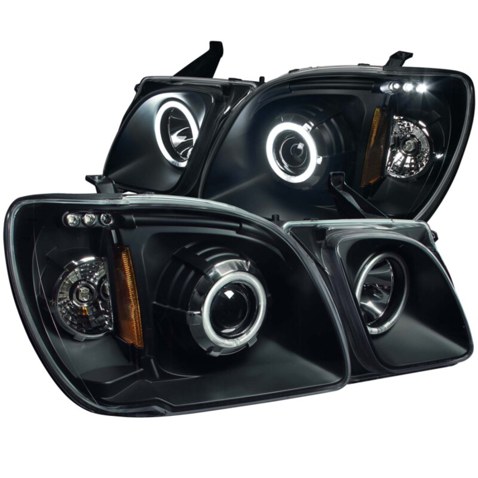 Picture of ANZO 1998-2007 Lexus Lx470 Projector Headlights w/ Halo Black (CCFL)