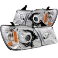 Picture of ANZO 1998-2007 Lexus Lx470 Projector Headlights w/ Halo Chrome (CCFL)