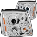 Picture of ANZO 2003-2006 Cadillac Escalade Projector Headlights w/ Halo Chrome (CCFL) (HID Compatible)