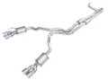 Picture of AWE 2021+ Chevy Tahoe/GM Yukon 6.2L 0FG Edition Cat Back Exhaust - Quad Chrome Silver Tips