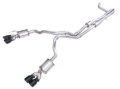 Picture of AWE 2021+ Chevy Tahoe/GM Yukon 6.2L 0FG Edition Cat Back Exhaust - Quad Diamond Black Tips