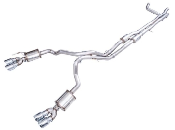 Picture of AWE 2021+ Chevy Suburban/GM Yukon XL 6.2L 0FG Edition Cat Back Exhaust - Quad Chrome Silver Tips