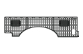 Picture of Addictive Desert Designs 23-26 Ford F250/F350/F450 SD Passenger Side Bed Molle Panel
