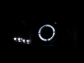 Picture of ANZO 1994-2001 Dodge Ram Projector Headlights w/ Halo Black