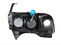 Picture of ANZO 1994-2001 Dodge Ram Crystal Headlights Chrome w/ LED