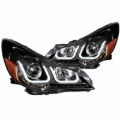Picture of ANZO 2010-2014 Subaru Outback Projector Headlights w/ U-Bar Black