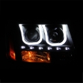 Picture of ANZO 2007-2013 Chevrolet Avalanche Projector Headlights w/ U-Bar Black