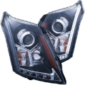Picture of ANZO 2010-2015 Cadillac SRX Projector Headlights w/ Plank Style Design Black
