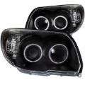 Picture of ANZO 2006-2009 Toyota 4Runner Projector Headlights w/ Halo Black