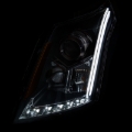 Picture of ANZO 2010-2015 Cadillac SRX Projector Headlights w/ Plank Style Design Black