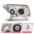 Picture of ANZO 2006-2009 Toyota 4Runner Projector Headlights w/ Halo Black