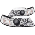 Picture of ANZO 1999-2004 Ford Mustang Projector Headlights Chrome