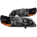Picture of ANZO 1998-2002 Honda Accord Crystal Headlights Black