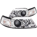 Picture of ANZO 1999-2004 Ford Mustang Projector Headlights Chrome