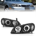 Picture of ANZO 2000-2004 Infiniti I30 Projector Headlights w/ Halo Black