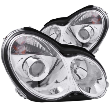 Picture of ANZO 2001-2007 Mercedes Benz C Class W203 Projector Headlights Chrome