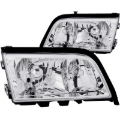 Picture of ANZO 1994-2000 Mercedes Benz C Class W202 Crystal Headlights Chrome