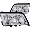 Picture of ANZO 1994-2000 Mercedes Benz C Class W202 Crystal Headlights Chrome