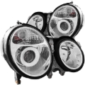 Picture of ANZO 1999-2002 Mercedes Benz E Class W210 Projector Headlights Chrome