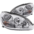 Picture of ANZO 2000-2005 Mercedes Benz S Class W220 Projector Headlights Chrome
