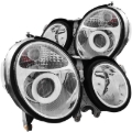 Picture of ANZO 1999-2002 Mercedes Benz E Class W210 Projector Headlights Chrome