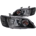 Picture of ANZO 2002-2003 Mitsubishi Lancer Crystal Headlights Black