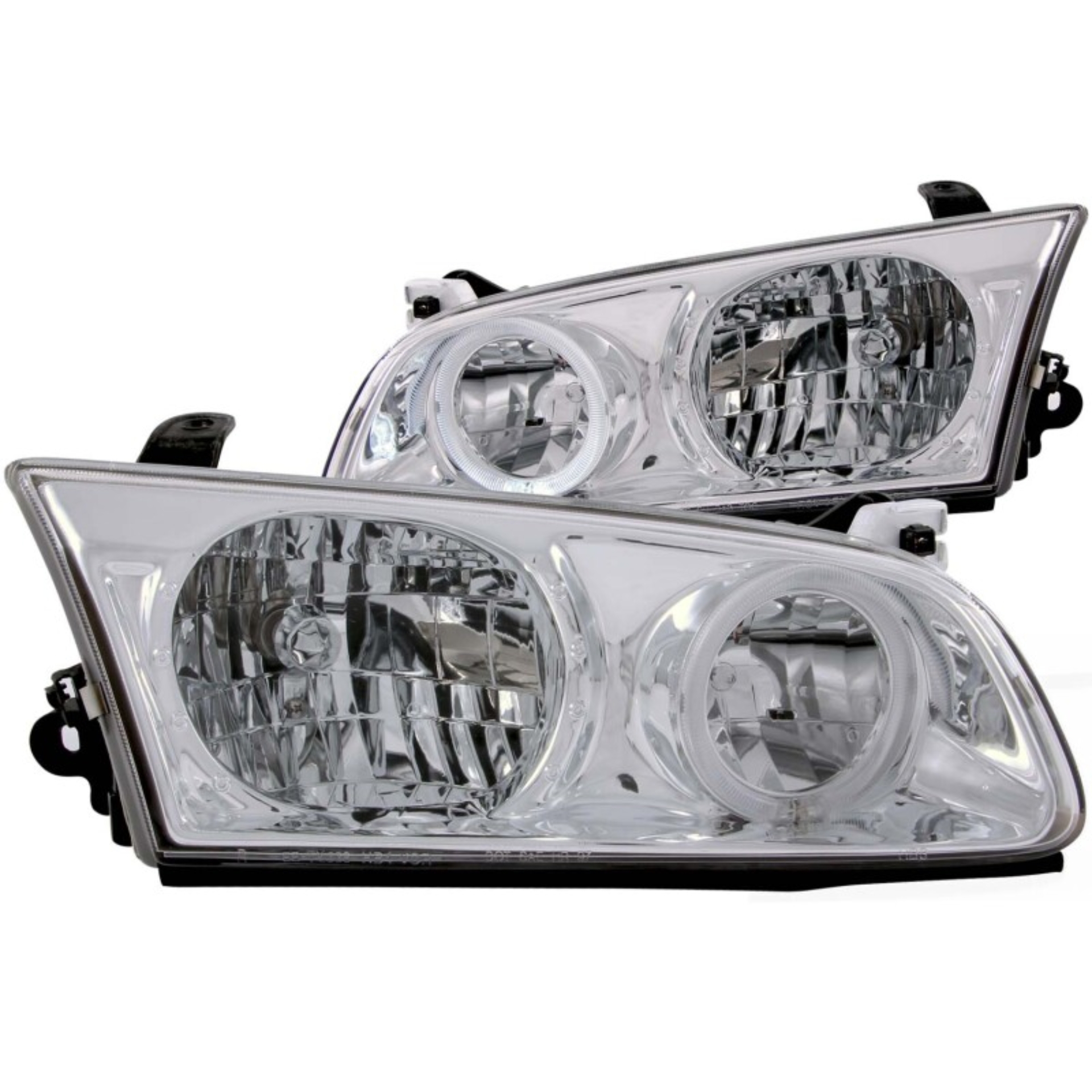 Picture of ANZO 2000-2001 Toyota Camry Crystal Headlights w/ Halo Chrome