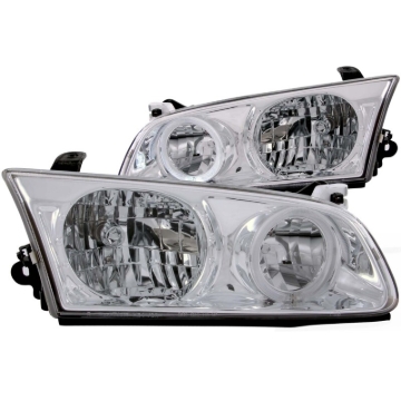 Picture of ANZO 2000-2001 Toyota Camry Crystal Headlights w/ Halo Chrome
