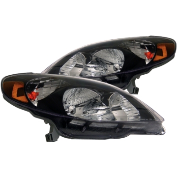 Picture of ANZO 2003-2008 Toyota Matrix Crystal Headlights Black
