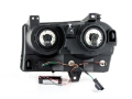 Picture of ANZO 2005-2010 Chrysler 300 Crystal Headlights w/ Halo Chrome (CCFL)