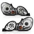 Picture of ANZO 1998-2005 Lexus Gs300 Projector Headlights w/ Halo Chrome