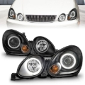 Picture of ANZO 1998-2005 Lexus Gs300 Projector Headlights w/ Halo Black