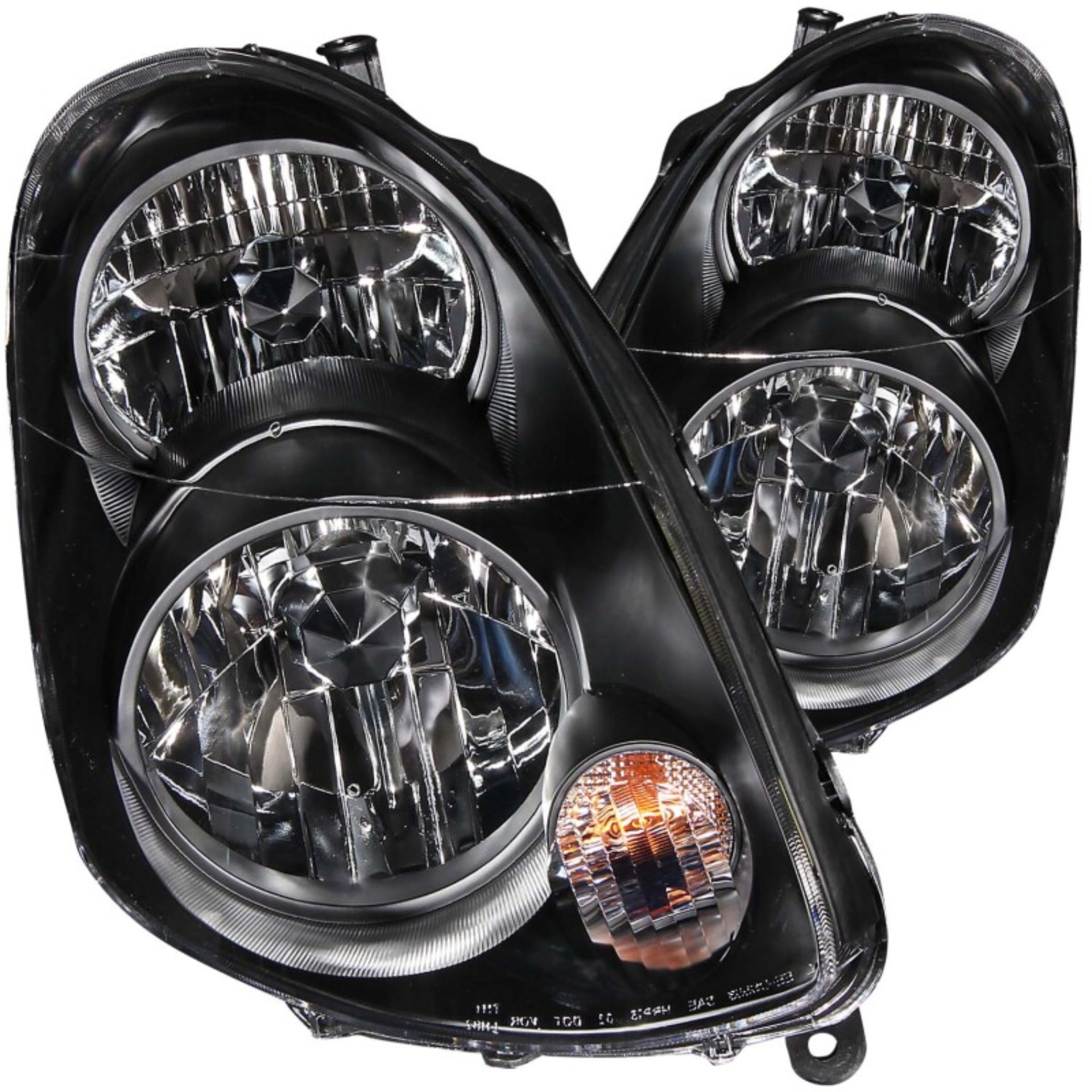 Picture of ANZO 2003-2004 Infiniti G35 Crystal Headlights Black