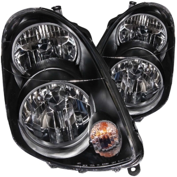 Picture of ANZO 2003-2004 Infiniti G35 Crystal Headlights Black