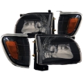 Picture of ANZO 2001-2004 Toyota Tacoma Crystal Headlights Black