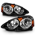 Picture of ANZO 2002-2004 Acura RSX Crystal Headlights Black