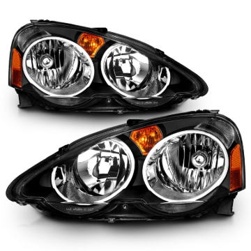 Picture of ANZO 2002-2004 Acura RSX Crystal Headlights Black