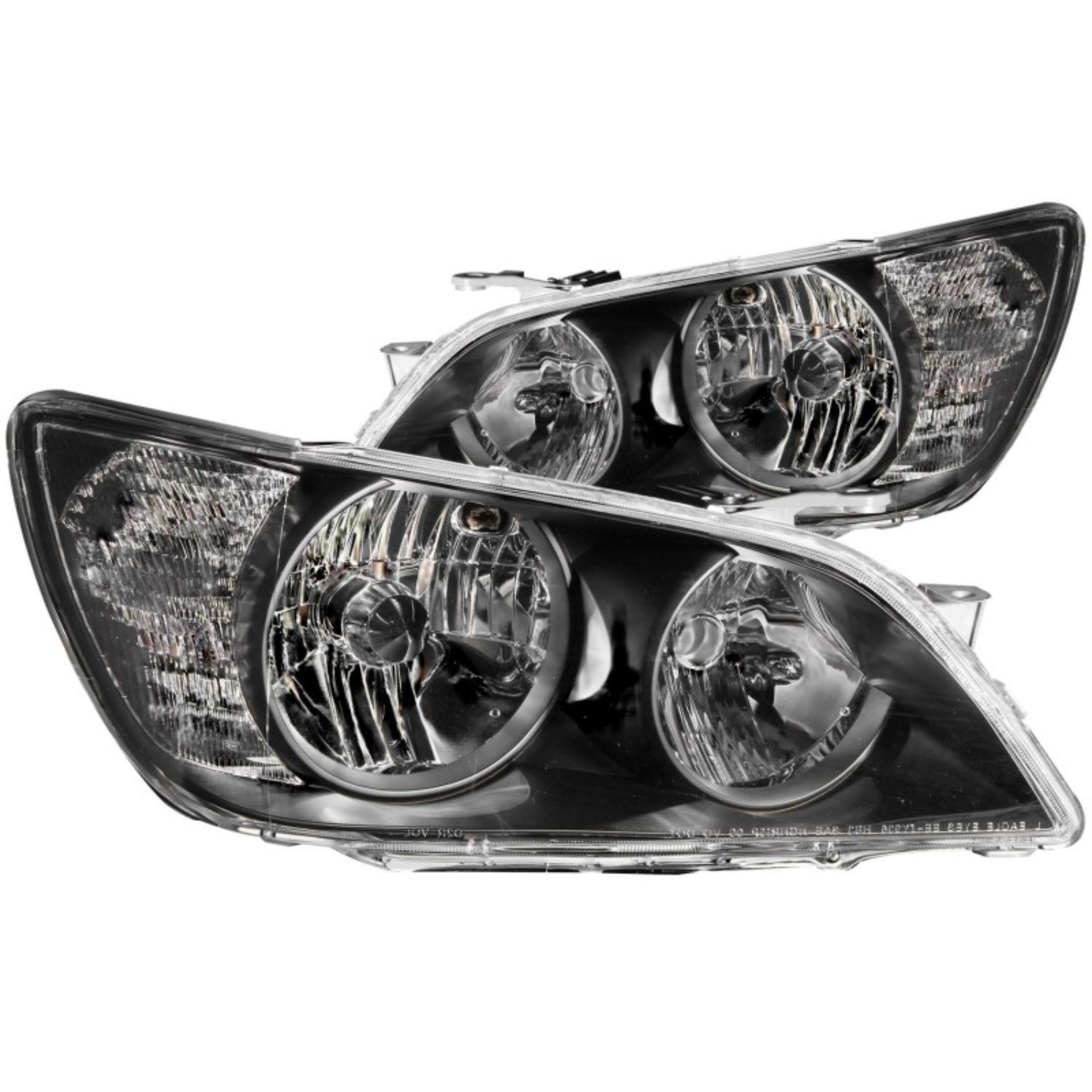 Picture of ANZO 01-05 Lexus IS300 Crystal Headlights Black (HID)