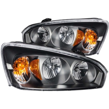 Picture of ANZO 2004-2007 Chevrolet Malibu Crystal Headlights Black