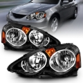 Picture of ANZO 2002-2004 Acura RSX Crystal Headlights Black